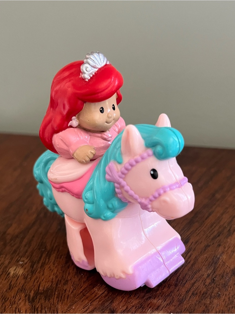 Klip Klop Fisher Price Little People Disney Princess ARIEL Horse Clip Clop